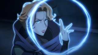 Sypha Belnades Magic Scenes Castlevania Season 1 and 2 [upl. by Mancino]