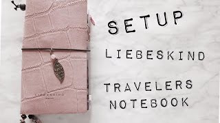 Setup Liebeskind Travelers Notebook  deutsch  filolove [upl. by Eseyt376]