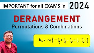 Derangement Permutations amp Combinations  Best Concept amp Practice Problems cat jee [upl. by Rozamond961]