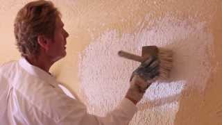 Plastering textures for interior walls Plaster knockdown dash [upl. by Layton]