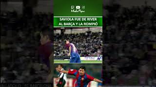 SAVIOLA FUE DE RIVER AL BARÇA Y LA ROMPIÓ futbolargentino barcelona river saviola barça [upl. by Bertie]