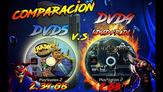 PS2 Comparación entre un DVD5 con un DVD9 DVDR DL ¿Se leen diferente ps2 nostalgia tiktok [upl. by Azarria]