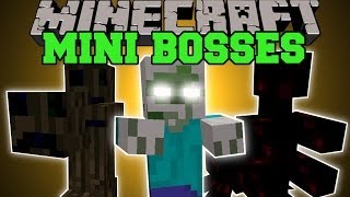 Minecraft MINI BOSSES NEW MOBS AND SPECIAL MOB EFFECTS Mod Showcase [upl. by Dotty]