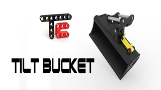 Custom 3D printed LEGO Technic  Tilt bucket [upl. by Jacklin]