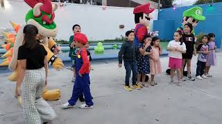 show Mario Bross  cumpleaños Omar 6 años  parte 3 [upl. by Htebezile]