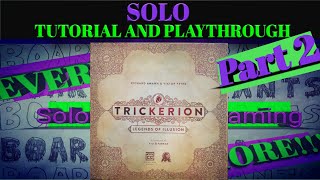 Trickerion Solo Tutorial and Playthrough Part 2 [upl. by Lapotin]