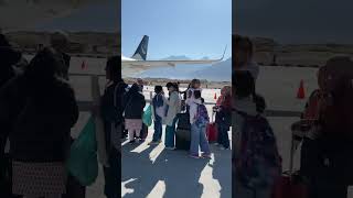 Ready to takeoff flight skardu airport aeroplane flying takeoff gilgitbaltistantourism [upl. by Alaham]