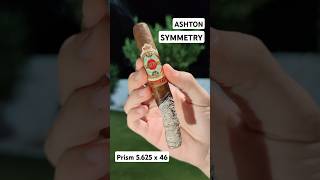 🔥💨 Smoking an ASHTON Symmetry Prism👌 cigar cigars cigarlife cigarshow shorts asmr lighter [upl. by Anihsat]