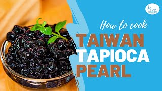 TAPIOCA PREPARATION  HOW TO COOK BLACK TAPIOCA PEARLS FOR BUBBLE TEA  BEST VIDEO 2021 [upl. by Mouldon]