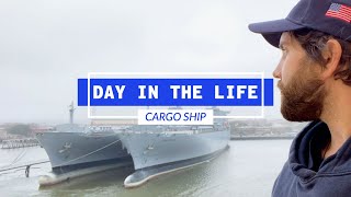 A Day In The Life Of A Cargo Ship Deck Officer  Life At Sea [upl. by Ydnam]