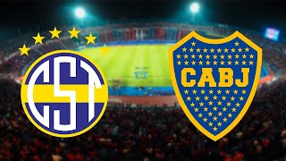 SPORTIVO TRINIDENSE VS BOCA JUNIORS  COPA SUDAMERICANA 2024🏆 GRUPO D CAVANI TITULAR EN VIVO🔴 [upl. by Tace494]