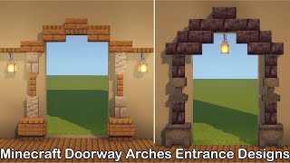 ✔️ Minecraft 119  4 Simple amp Amazing Arch Entrance Designs amp Build Ideas   Doorway Entrances [upl. by Attekal]