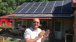 Panouri fotovoltaice Idella 5KW OffGrid Montaj Lugoj Timis [upl. by Anahahs]