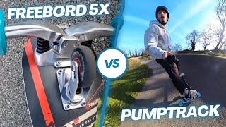 Freebord 5X vs Pumptrack [upl. by Amsirac]