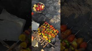 BBQ នៅមាត់សមុទ្រ🤤 bbq beef sea food relaxing youtubeshorts viralvideo cooking [upl. by Yssep122]