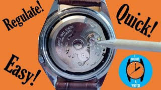 Easy Guide for Regulating Automatic Watches using Mobile Phone [upl. by Animlehliw]