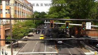 Seattle Bad Driver Crashes Into amp Takes Down Power Pole [upl. by Neerom297]