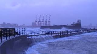 New Brighton  High Tide  3rd January 2018 [upl. by Salim]