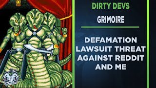 Dirty Devs Grimoire Developer Threatens Defamation Lawsuit [upl. by Martijn]