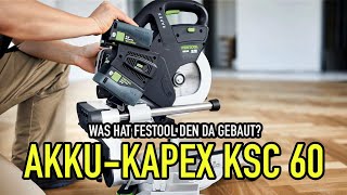 Die AkkuKappZugsäge KSC 60 von Festool  Mikes Toolshop [upl. by Asilet]