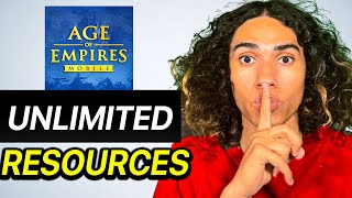 Age of Empires Mobile Hack  How to Get UNLIMITED RESOURCES ✅ [upl. by Joline]