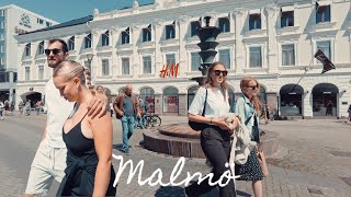 Malmö Sweden Walking Tour 4k July 2022 Tourist Attractions amp Best Places to Visit 🇸🇪 [upl. by Nohshan]