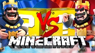 Minecraft CLASH ROYALE LUCKY BLOCK CHALLENGE  2v2 BATTLES [upl. by Zimmermann921]