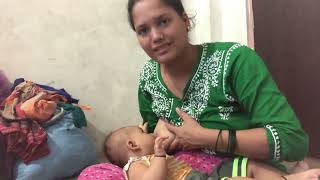 srijana shahi vlogs Breast milk feeding vlogs  brastmilkvlogs  babbylife [upl. by Okubo]