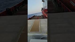 supply vessel STS transfer F Wtravel ocean ship [upl. by Johathan573]