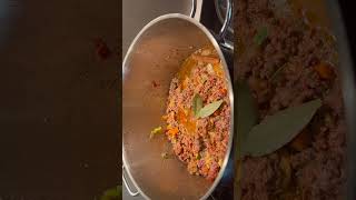 Spaghetti Bolognese Mince Recipe￼ healthy greekcuisine recipe food pasta pastarecipe [upl. by Mcconaghy]