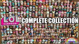 LOL Surprise COMPLETE COLLECTION ALL SERIES  LOL Full Set Series 1 2 3 4 Big Glam Glitter [upl. by Portugal]