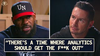 Debating the Role of Analytics in The NBA  LeBron James and JJ Redick [upl. by Safoelc]