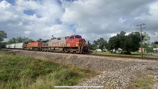 BNSF HLALNSI through Schriever Louisiana [upl. by Oicor]