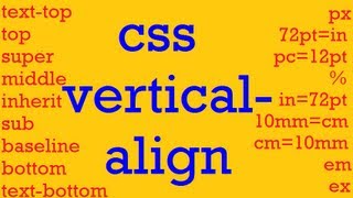 CSS how to verticalalign [upl. by Paolo]