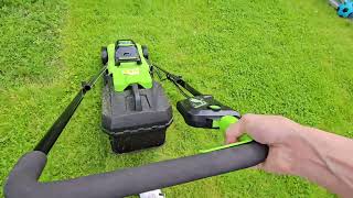 Greenworks 24v Cordless Lawn Mower 4K [upl. by Yrrum996]