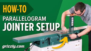 Parallelogram Jointer Setup How to Align the Tables [upl. by Llyrat726]