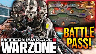 WARZONE Full SEASON 6 BATTLE PASS Revealed New WEAPONS Blackcell Upgrade amp More MW3 Season 6 [upl. by Eladal]