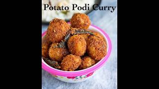 Potato Podi Curry Recipe  Baby Potato Podi Curry [upl. by Alaik]