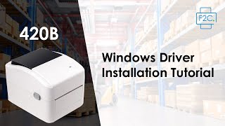 420B Windows Driver Installation Tutorial [upl. by Nikki173]