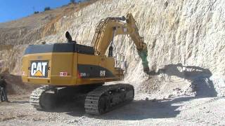 MONTABERT V65  CAT374 di nuovo al lavoro 2 [upl. by Aldridge]