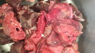 COMMENT CUISINER LE POUMON DE BOEUF How To Cook Beef Lungs [upl. by Romeu]