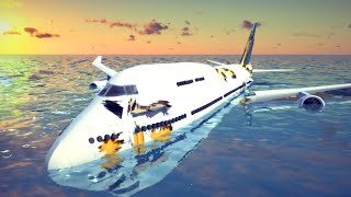 Realistic Fictional Airplane Crashes and Emergency Landings 16  Besiege [upl. by Rotman]