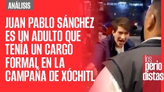 Análisis ¬ Juan Pablo Sánchez es un adulto que tenía un cargo formal en la campaña de Xóchitl [upl. by Sidnee]