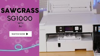 Sawgrass SG1000 Sublimation Printer Review [upl. by Platt]