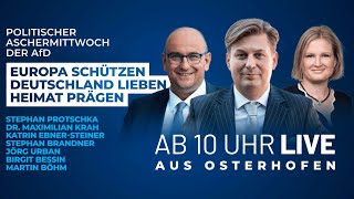 Politischer Aschermittwoch AfD live aus Osterhofen [upl. by Ackerman418]