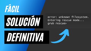 ¿Grub Rescue No más errores  Arreglo Definitivo en Minutos 🔥 [upl. by Elizabet]