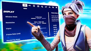 The BEST Fortnite Settings for Chapter 5 Guide Increase FPS Reduce Input Delay [upl. by Nerrak347]