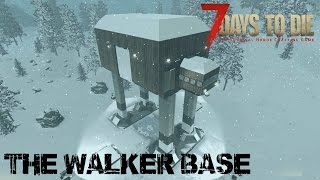 7 Days To Die Alpha 151  The Walker Base Attack of the 266th Day Horde [upl. by Mansfield]