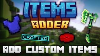 Add CUSTOM ITEMS to Minecraft with the ItemsAdder Plugin Swords Models Armor and more [upl. by Yliab]