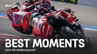 Best MotoGP™ Moments ⚔️  2024 EmiliaRomagnaGP [upl. by Melina]